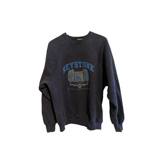 Keystone Colorado crewneck sweater blue‎ vintage